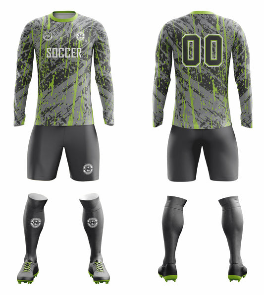 CUSTOM NEON GREEN GOALKEEPER JERSEY