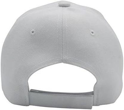 Custom All-Ages Baseball Cap White