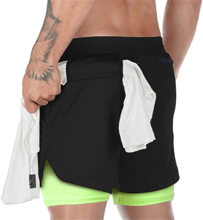 EBI MUAY THAI SHORTS (Black/Light Green)