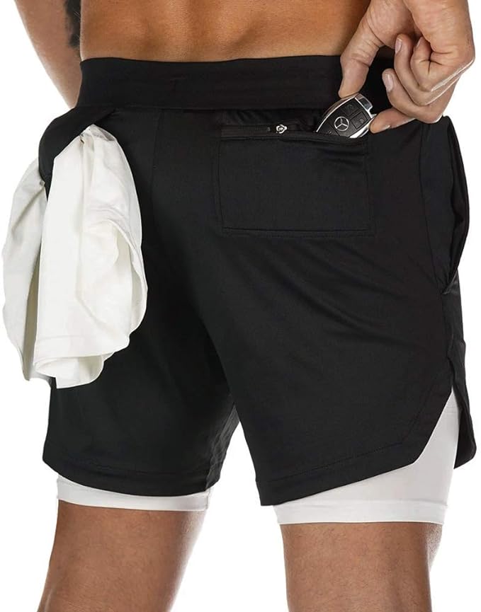 EBI MUAY THAI SHORTS (Black/White)