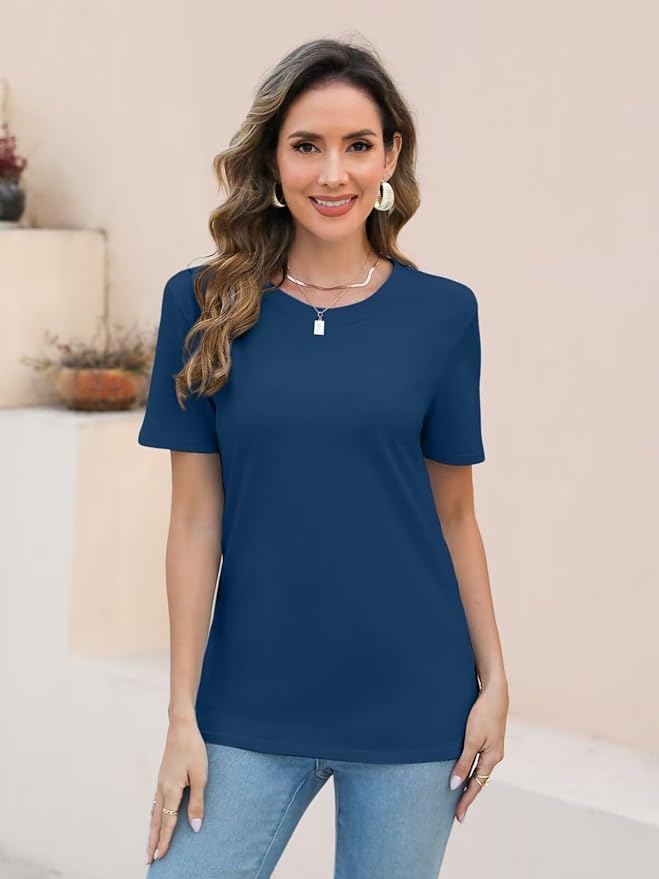 Custom T-Shirt For Women Navy Blue