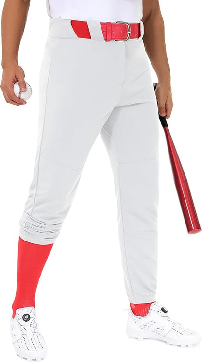 Custom White Baseball Pants - Short and Long Styles