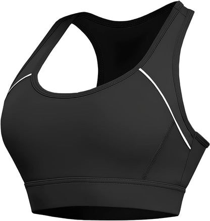 Sports Bras for Women High Support (Black)