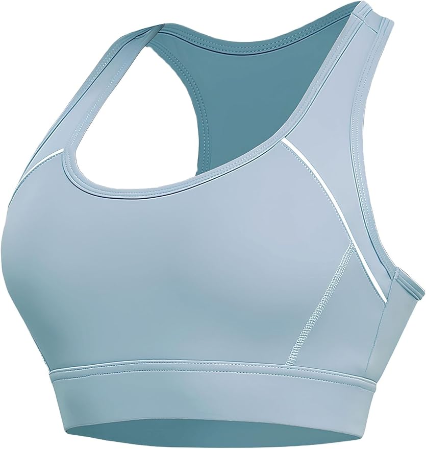 Sports Bras for Women High Support (Light Blue)