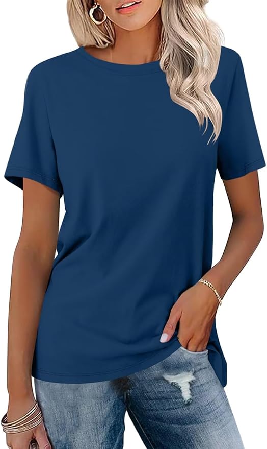 Custom T-Shirt For Women Navy Blue