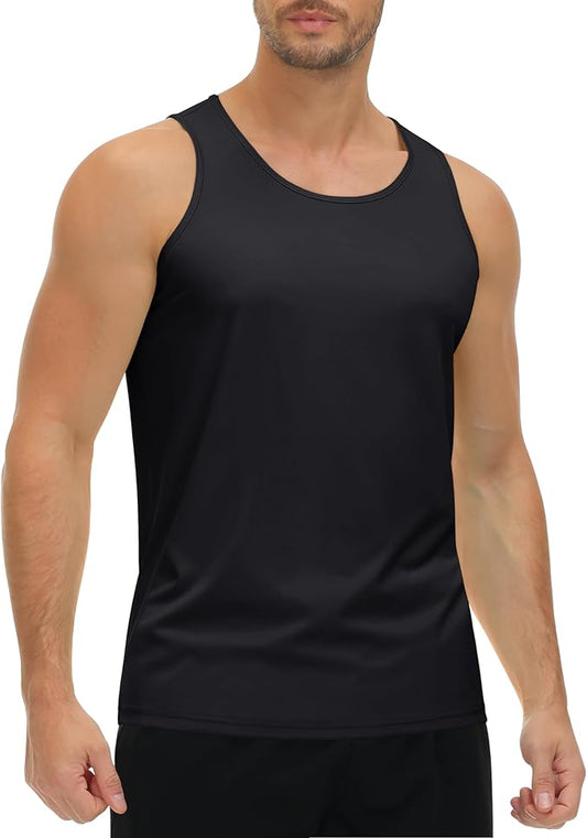 Custom Tank Top For Men (Black)