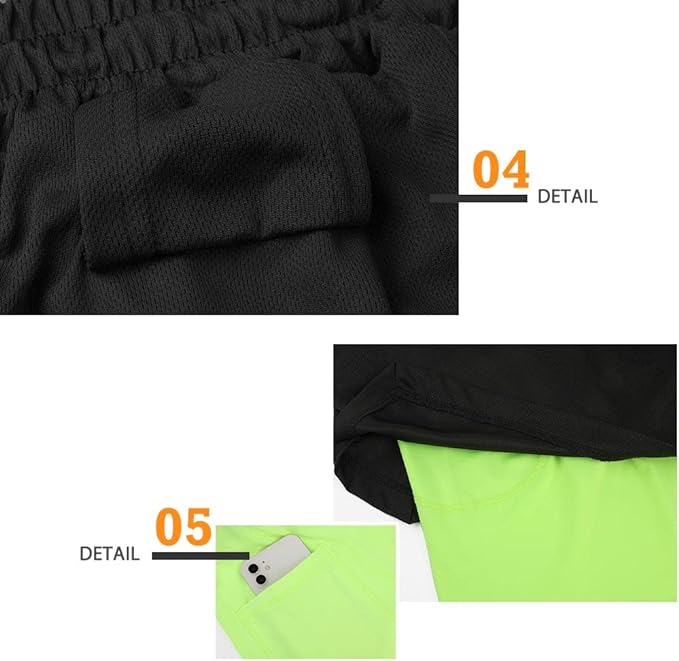 EBI MUAY THAI SHORTS (Black/Light Green)