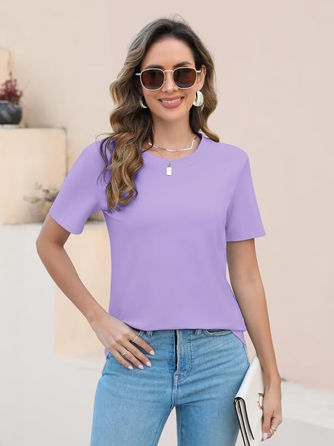 Custom T-Shirt For Women Purple