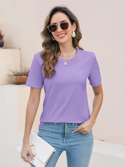 Custom T-Shirt For Women Purple