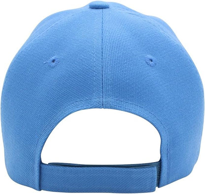 Custom All-Ages Baseball Cap Sky Blue