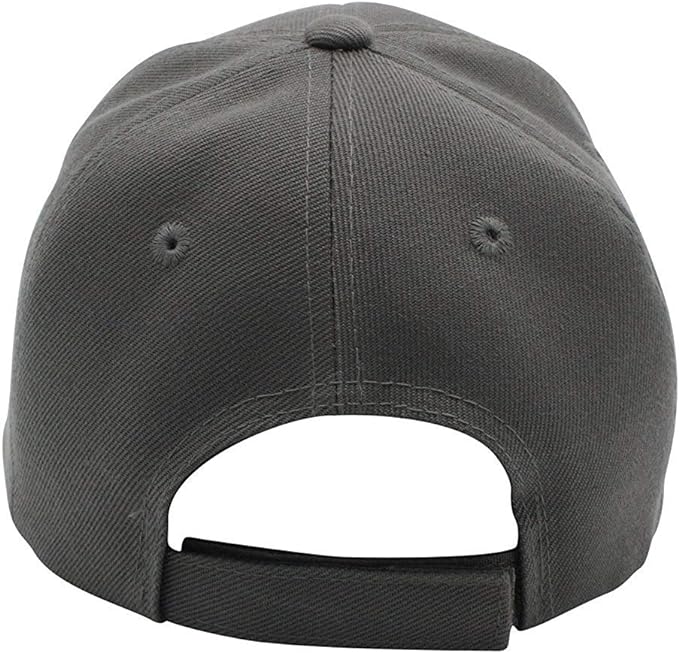 Custom All-Ages Baseball Cap Dark Grey