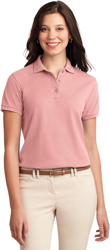 Custom Polo Shirt For women Light Pink