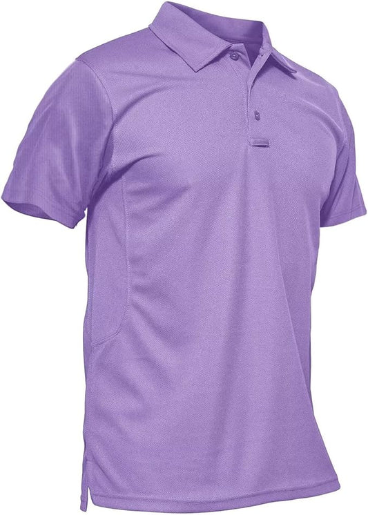 Custom Polo Shirt For Men Light Purple