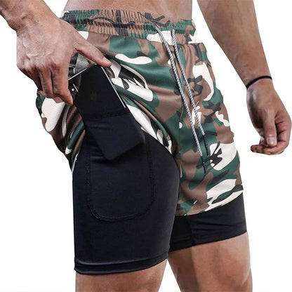 EBI MUAY THAI SHORTS (Green Camouflage)