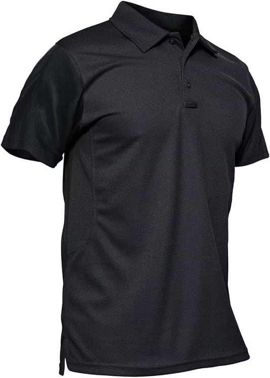 Custom Polo Shirt For Men Black