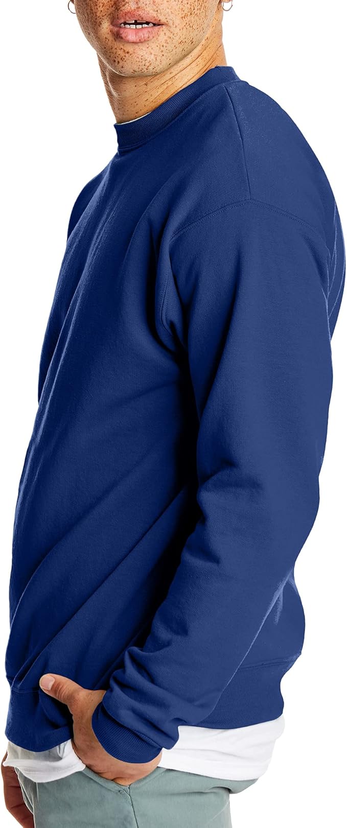 Custom Sweat Shirt For Men Royal Blue