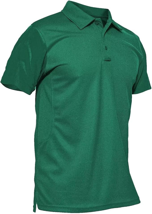 Custom Polo Shirt For Men Dark Green