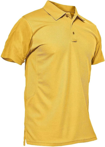 Custom Polo Shirt For Men Yellow