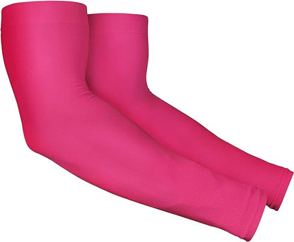 Custom Arm Sleeve Pair Hot Pink Unisex