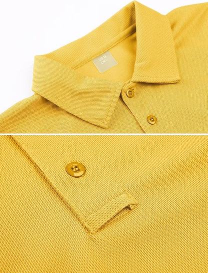 Custom Polo Shirt For Men Yellow