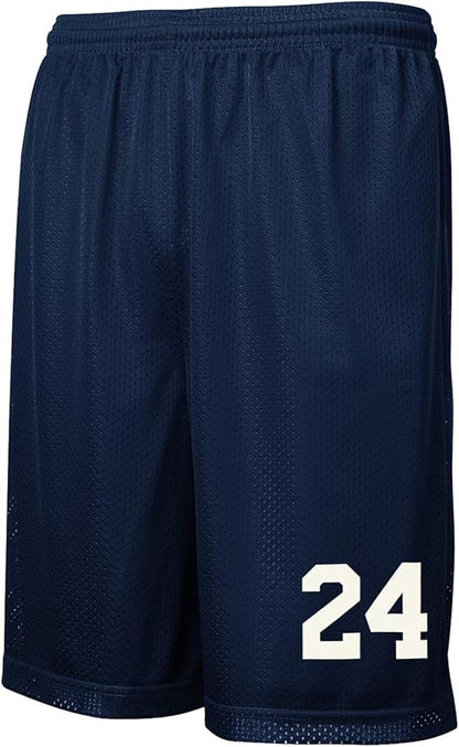 AMERICAN FOOTBALL CUSTOM NAVY BLUE TRAINING SHORTS